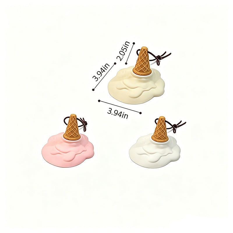 Cute Ice Cream Door Stop – Strong Suction Floor Stopper
