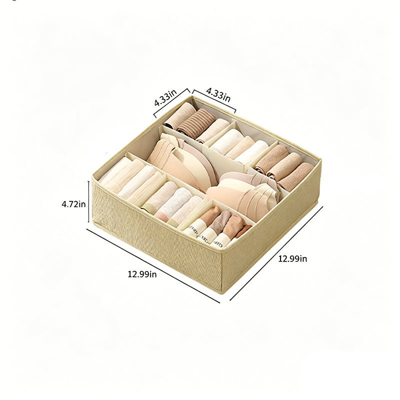3-in-1 Adjustable Foldable Drawer Organizer