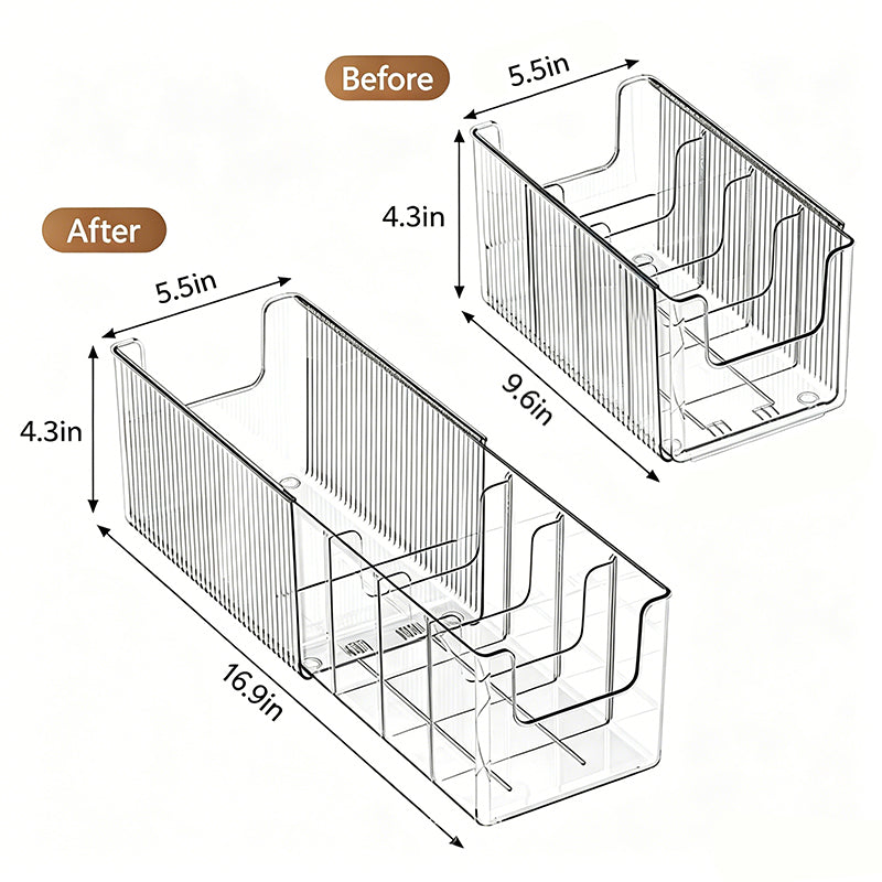 Expandable Medicine Organizer with Removable Dividers