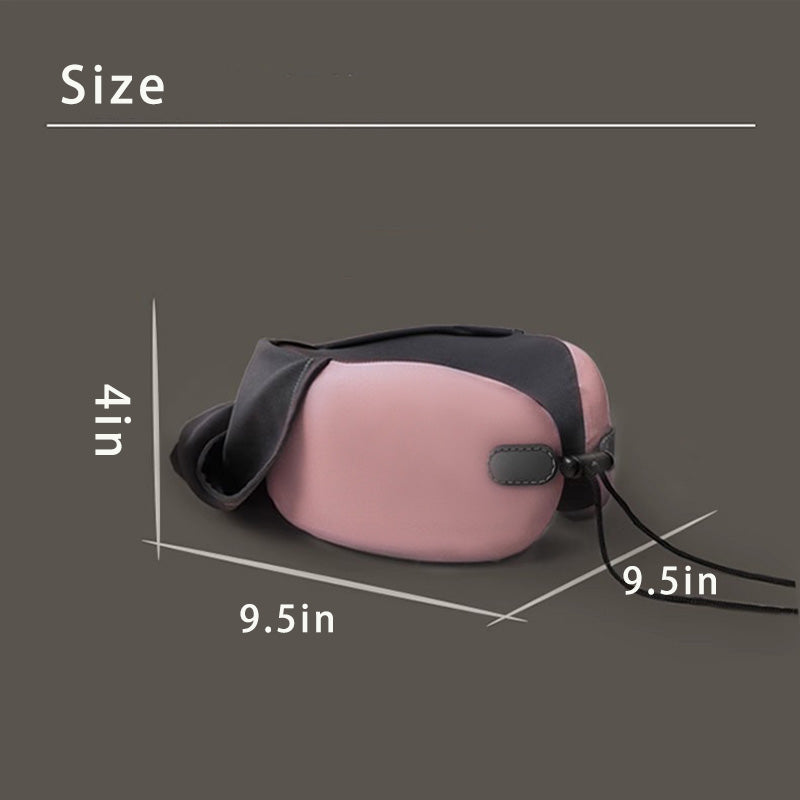Hooded U-Shaped Travel Neck Pillow