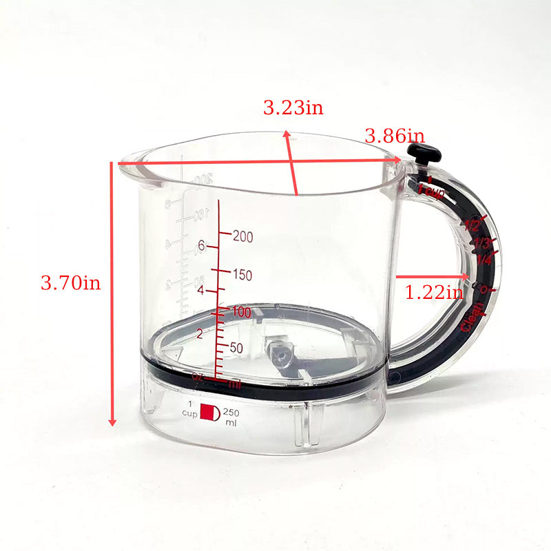 Adjustable Measuring Cup – No Waste Design