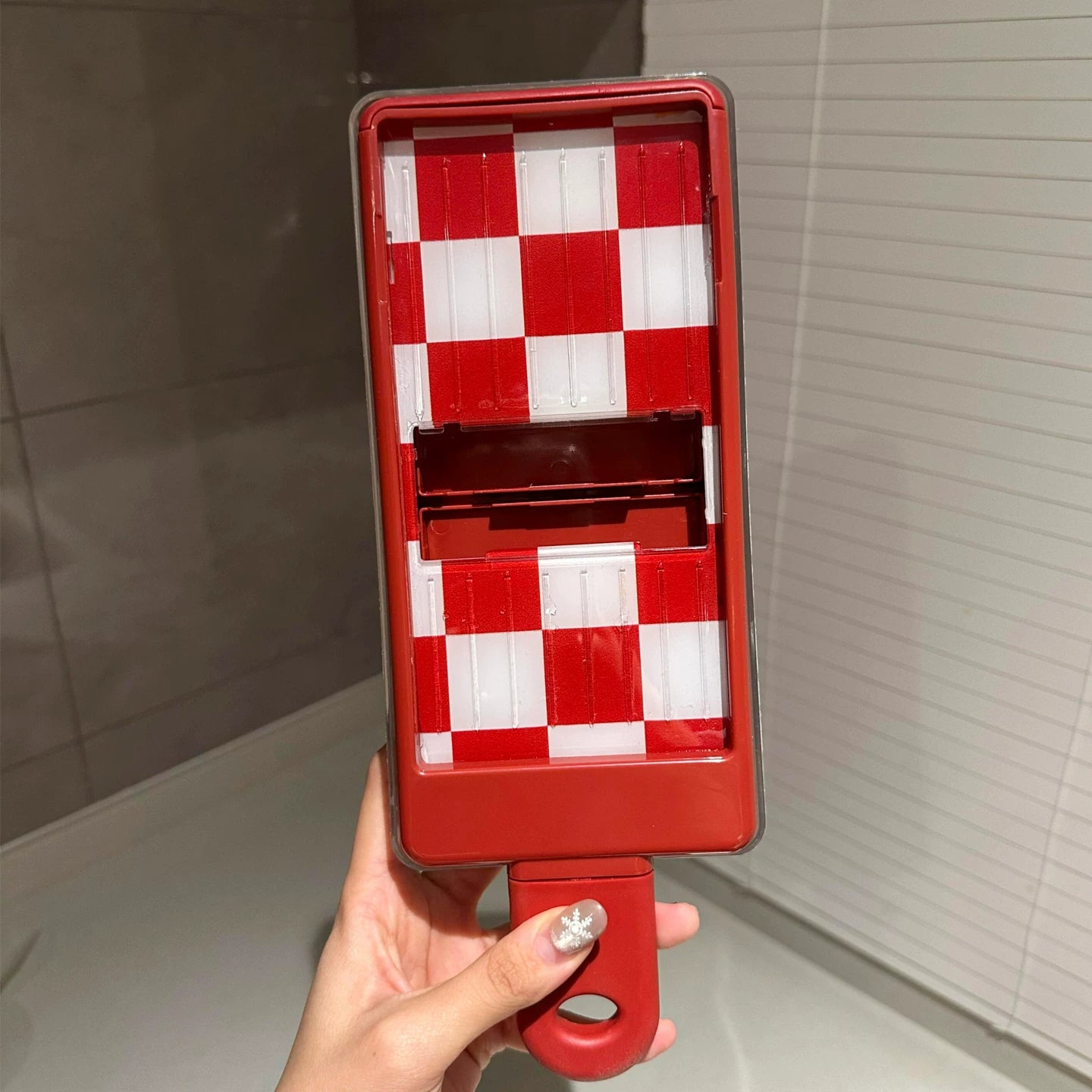 4-in-1 Foldable Vegetable Slicer with Hidden Blade Storage