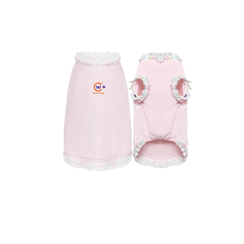 Cooling & UV Protection Pet Shirt with Heat-Responsive Indicator
