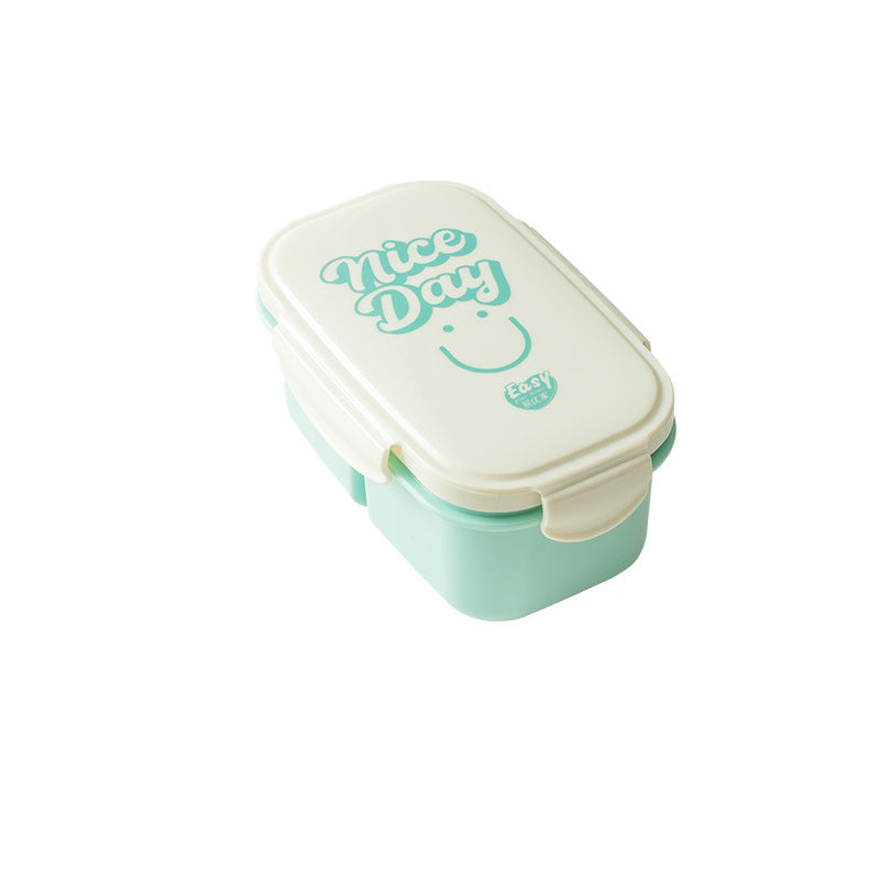 Portable Kids Fresh-Keeping Bento Box with Ice Pack & Compartments