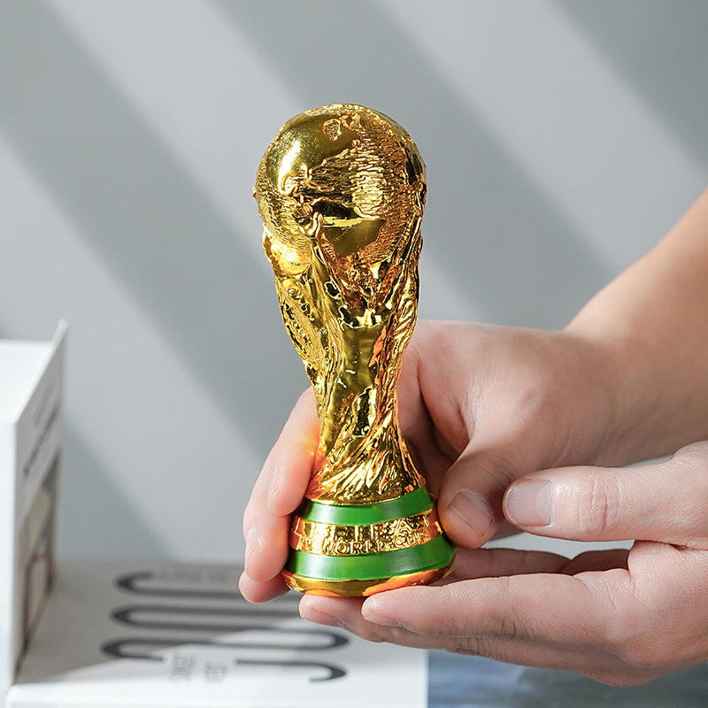 Golden Championship Trophy Replica Resin Display Statue
