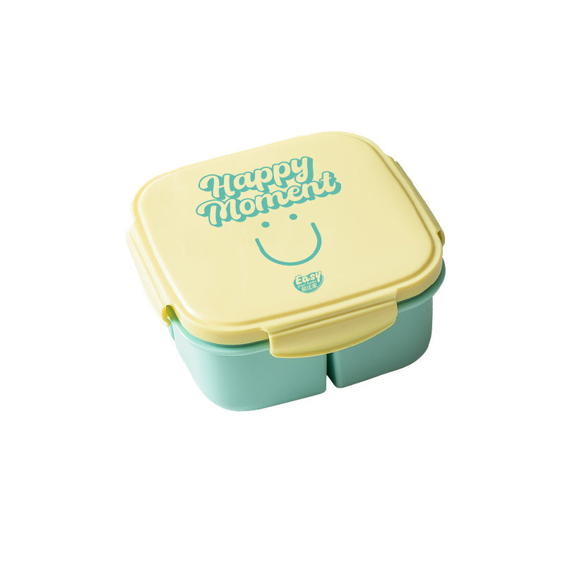 Portable Kids Fresh-Keeping Bento Box with Ice Pack & Compartments