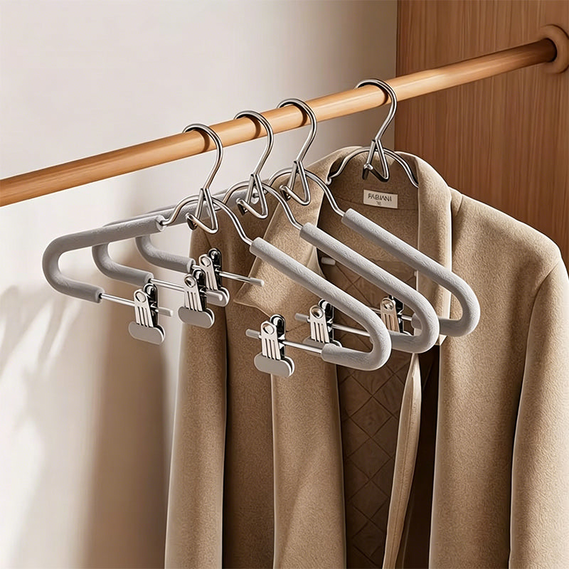 Premium All-in-One Outfit Hanger with Adjustable Clips