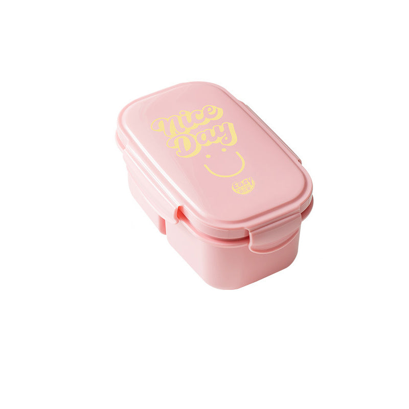 Portable Kids Fresh-Keeping Bento Box with Ice Pack & Compartments