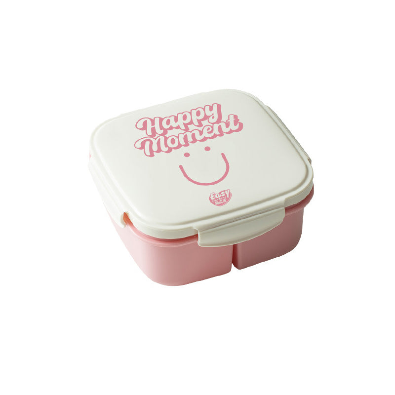 Portable Kids Fresh-Keeping Bento Box with Ice Pack & Compartments
