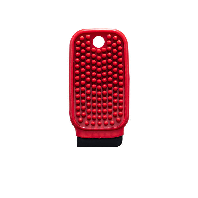 2-in-1 Food-Grade Silicone Fruit & Vegetable Cleaning Brush (Brush & Scraper)