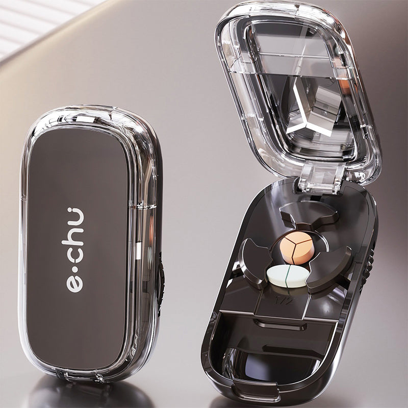 Portable Pill Cutter & Organizer