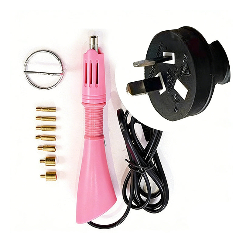 Portable DIY Rhinestone Applicator with Interchangeable Tips