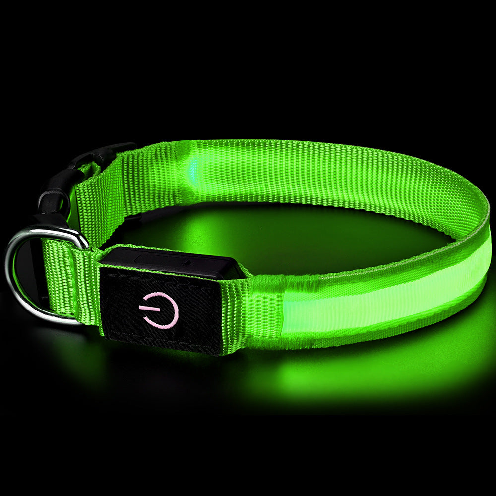 High-Visibility Waterproof LED Glow Collar