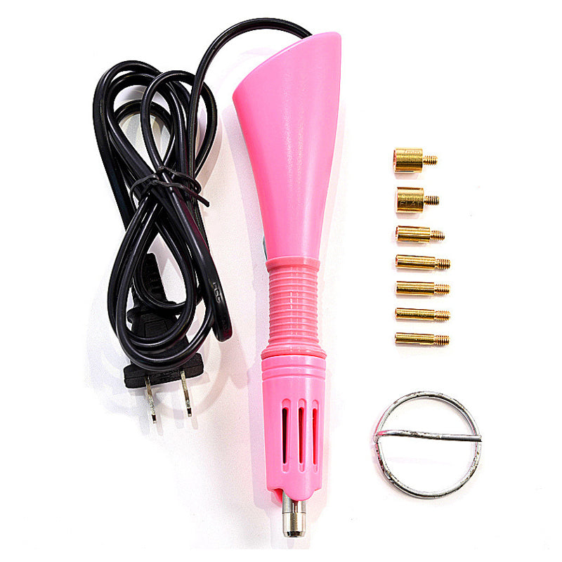 Portable DIY Rhinestone Applicator with Interchangeable Tips