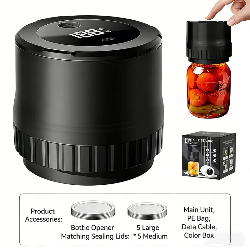Portable Electric Vacuum Sealer for Mason Jars