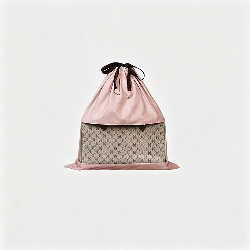 Velvet Dust Bag with Clear Window for Handbags