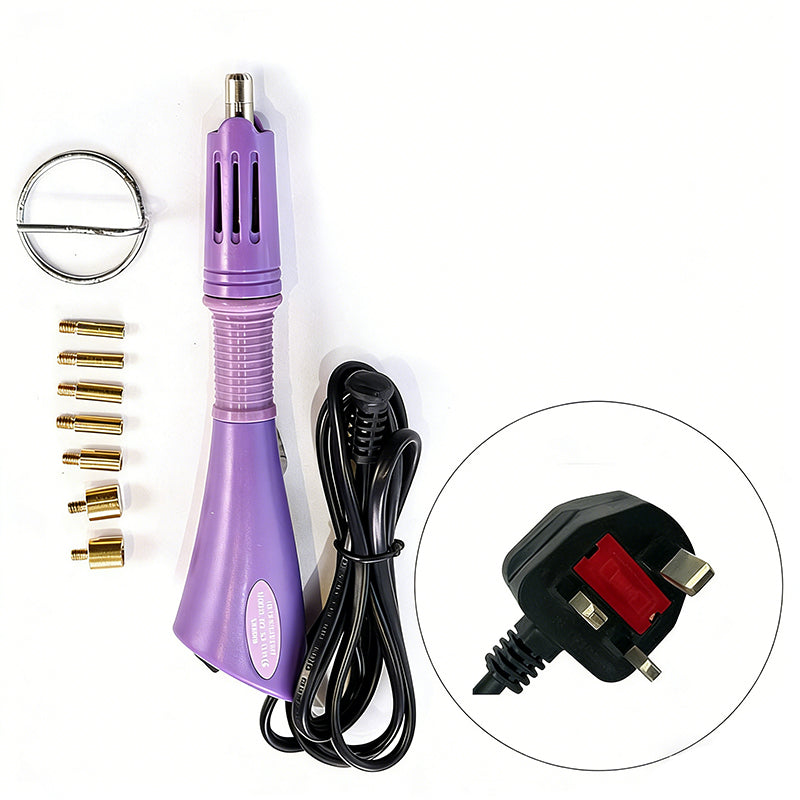 Portable DIY Rhinestone Applicator with Interchangeable Tips