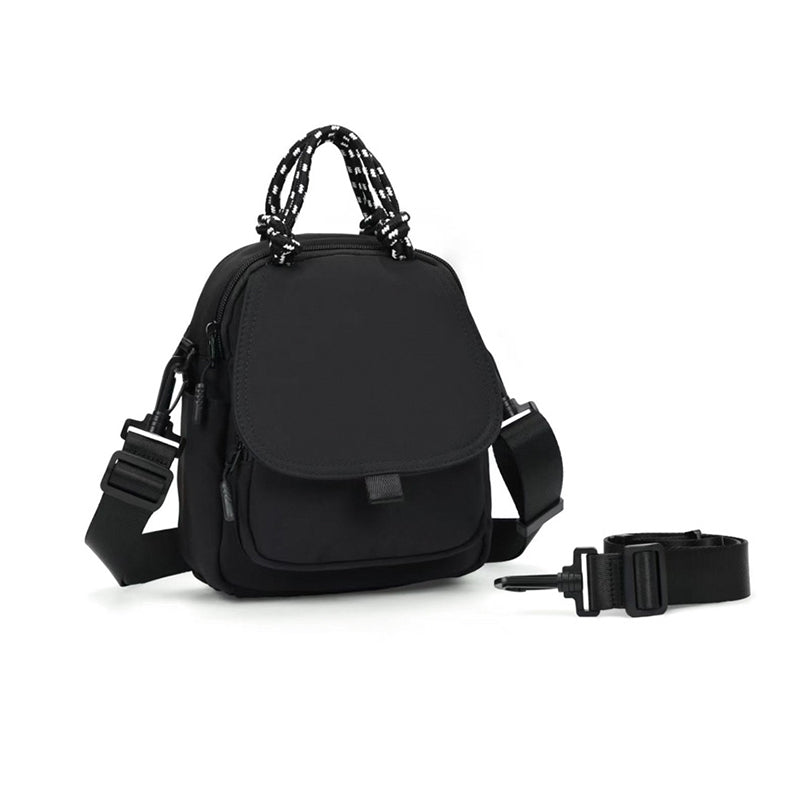 Convertible Mini Backpack – Handheld, Crossbody & Backpack