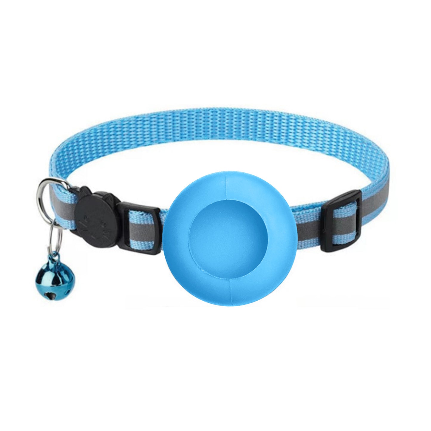 Reflective Waterproof Pet Tracking Collar for AirTag