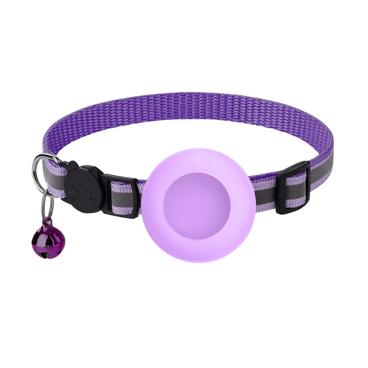 Reflective Waterproof Pet Tracking Collar for AirTag
