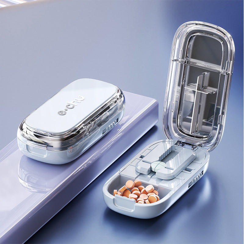 Portable Pill Cutter & Organizer