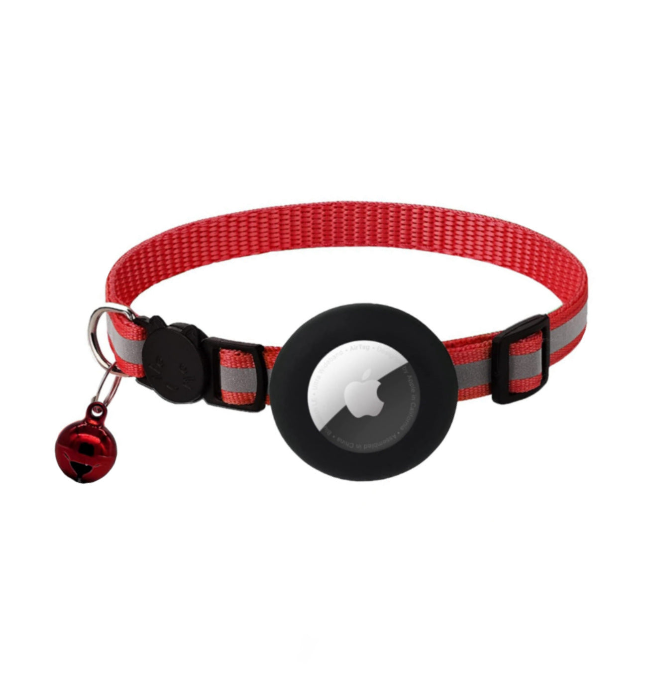 Reflective Waterproof Pet Tracking Collar for AirTag