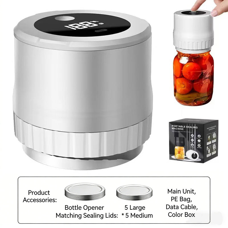 Portable Electric Vacuum Sealer for Mason Jars