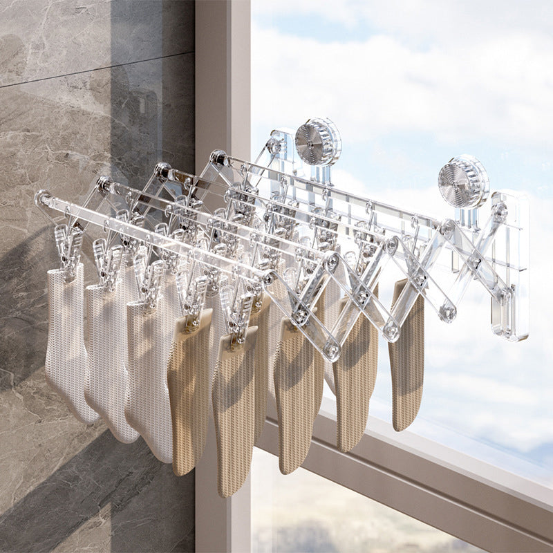 Retractable Vacuum Suction Drying Rack