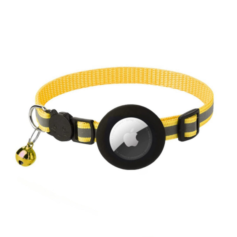 Reflective Waterproof Pet Tracking Collar for AirTag