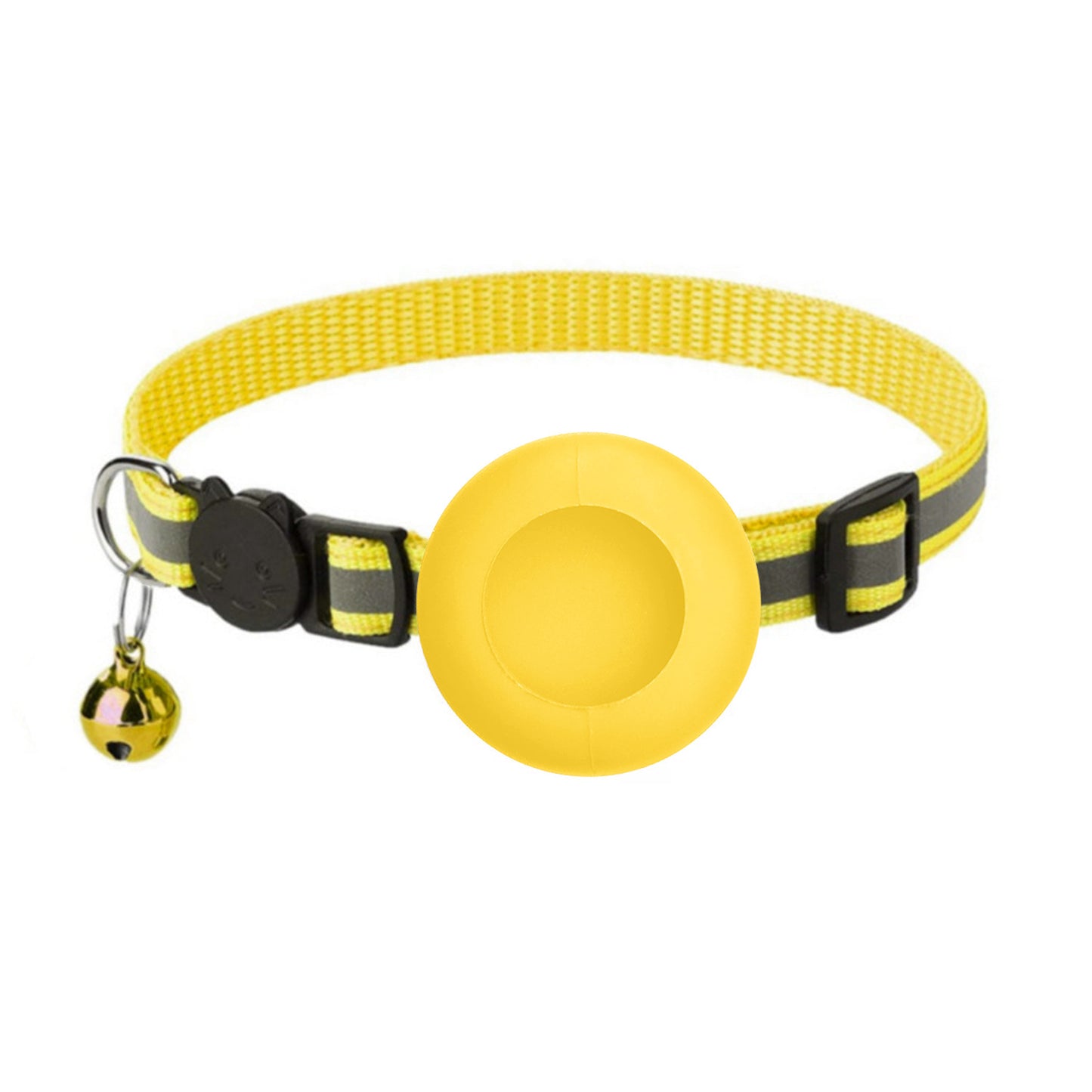 Reflective Waterproof Pet Tracking Collar for AirTag