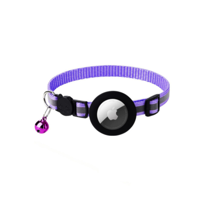 Reflective Waterproof Pet Tracking Collar for AirTag