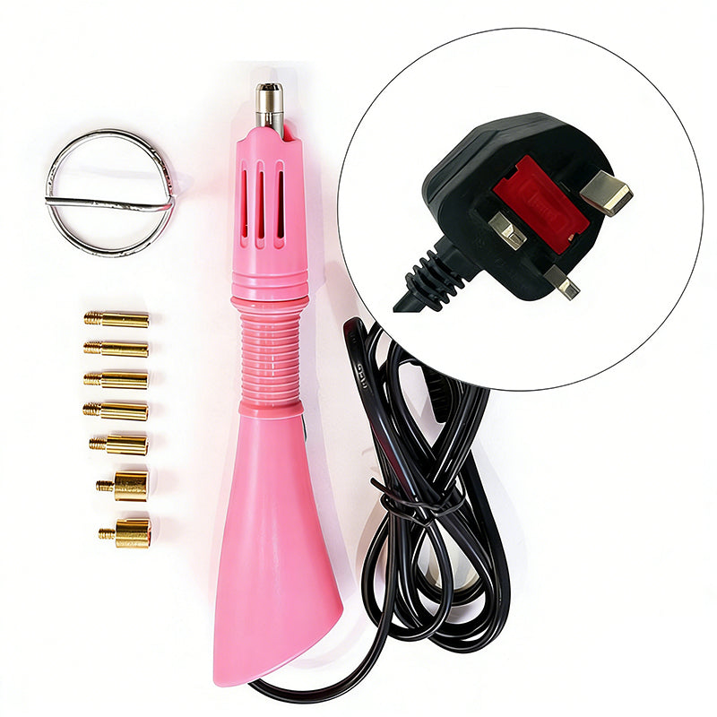 Portable DIY Rhinestone Applicator with Interchangeable Tips