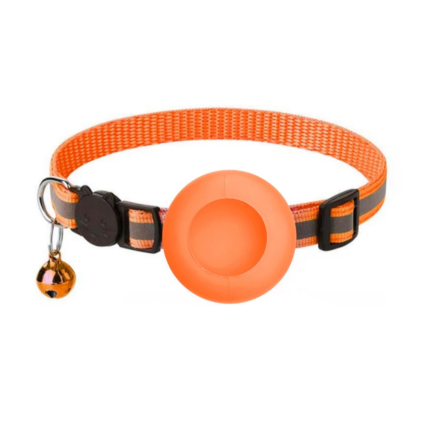 Reflective Waterproof Pet Tracking Collar for AirTag