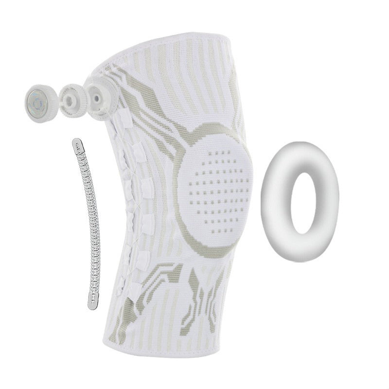 Dial Adjustable Knee Brace with Silicone Cushion Support