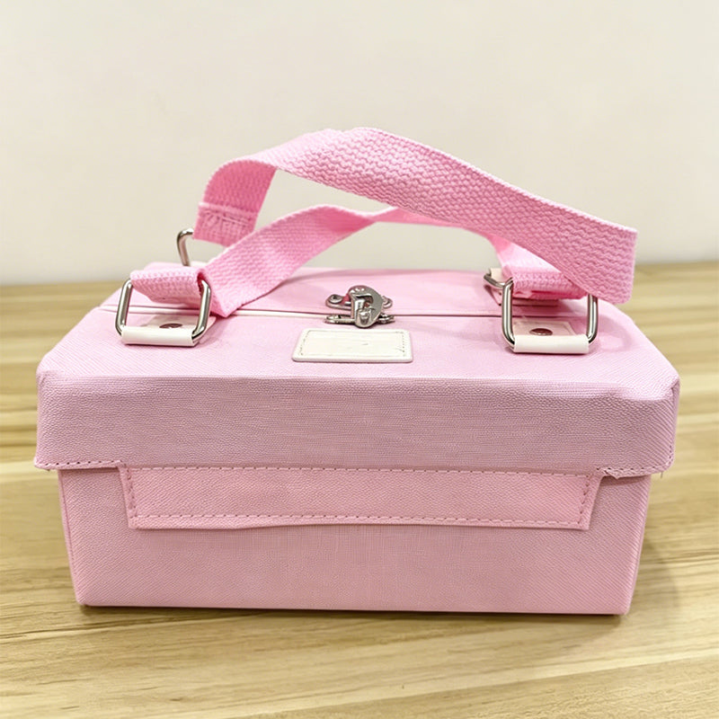 PU Leather Magnetic Large Capacity Makeup Organizer Bag