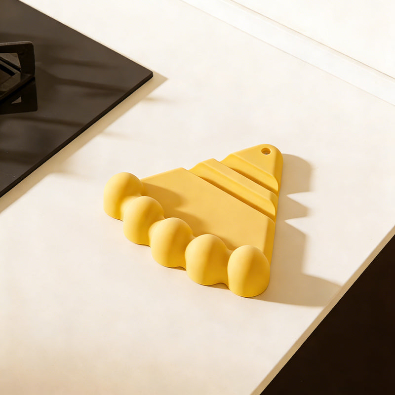 Thick Heat-Resistant Silicone Pot Lid Rest