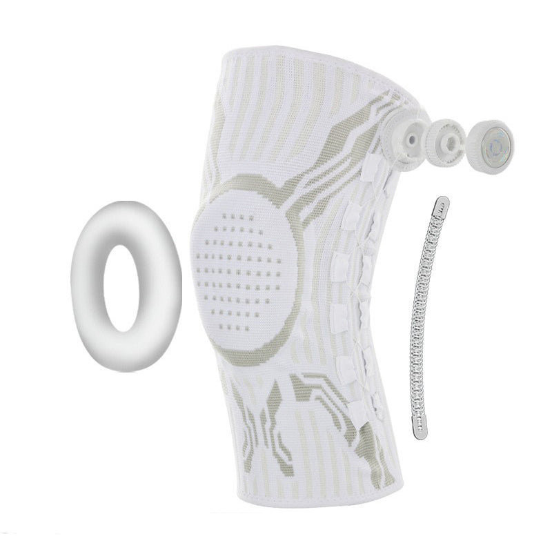 Dial Adjustable Knee Brace with Silicone Cushion Support