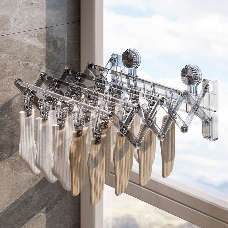 Retractable Vacuum Suction Drying Rack