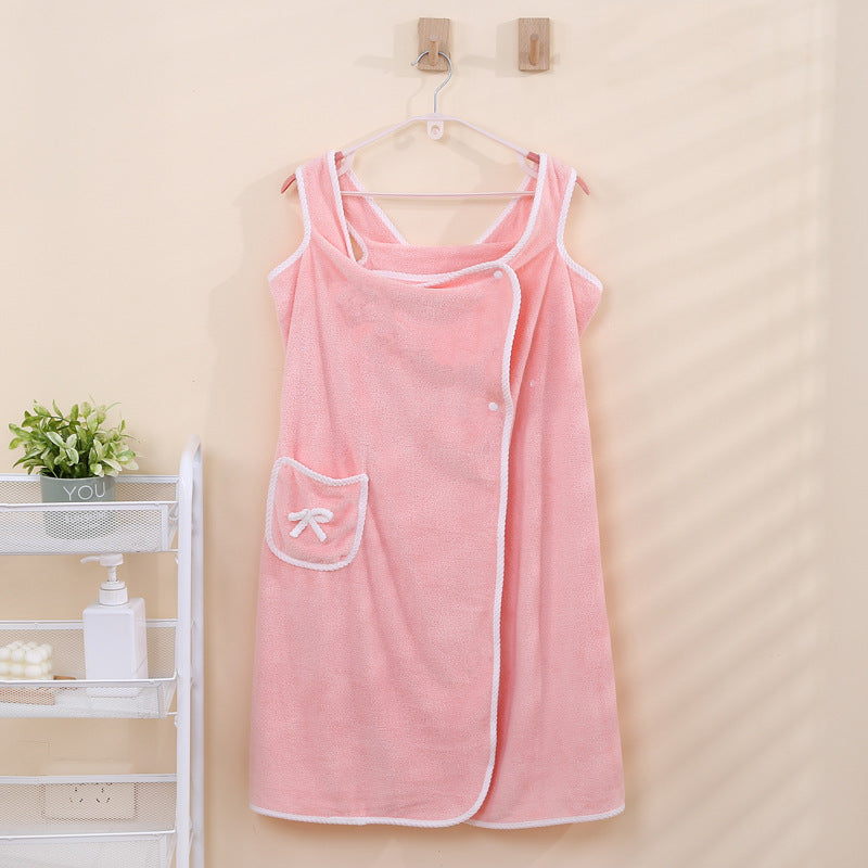 Wearable Bath Towel – Soft, Absorbent & Hands-Free