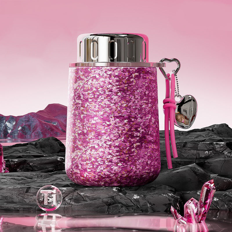 Pure Titanium Mini Thermos Bottle for Daily Carry
