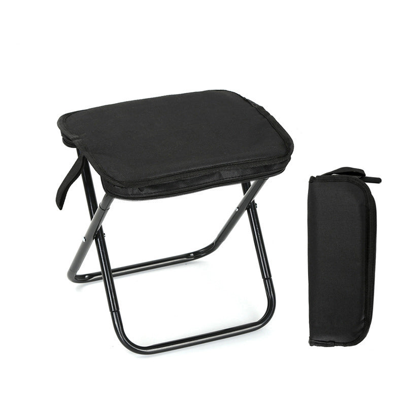 Portable Folding Stool with Backpack Design