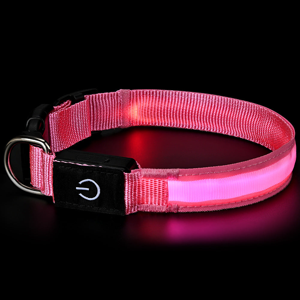 High-Visibility Waterproof LED Glow Collar