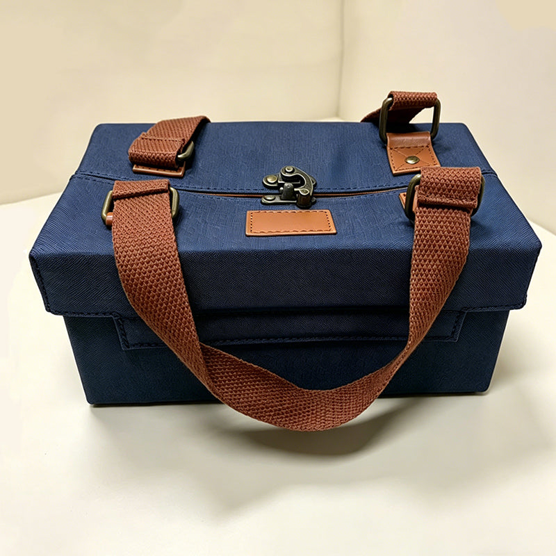 PU Leather Magnetic Large Capacity Makeup Organizer Bag