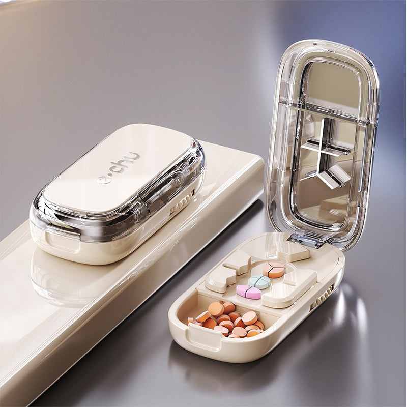 Portable Pill Cutter & Organizer