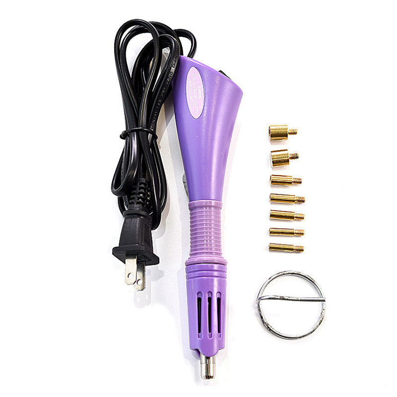 Portable DIY Rhinestone Applicator with Interchangeable Tips