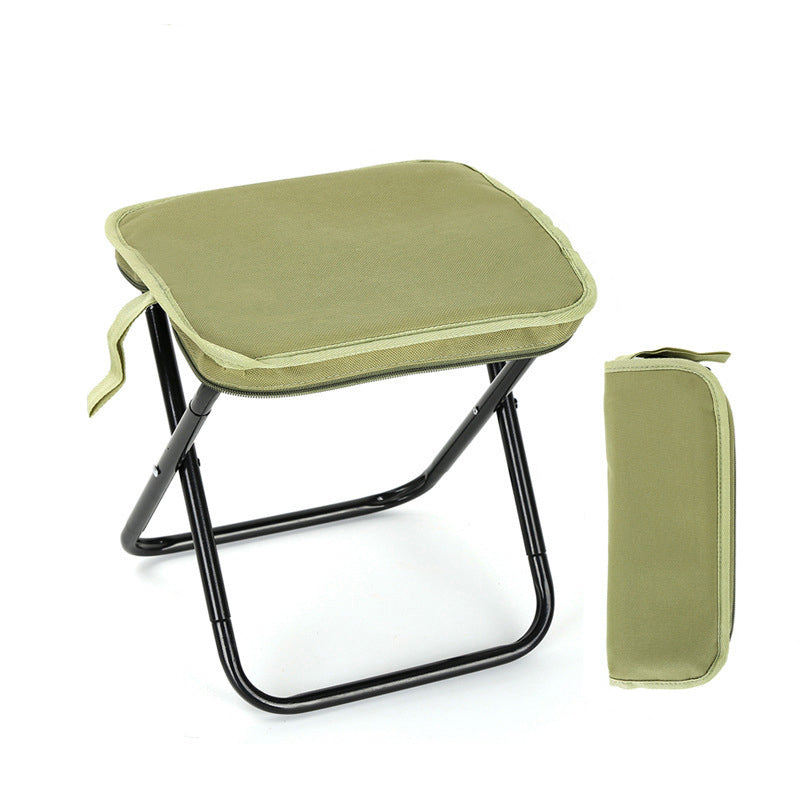 Portable Folding Stool with Backpack Design