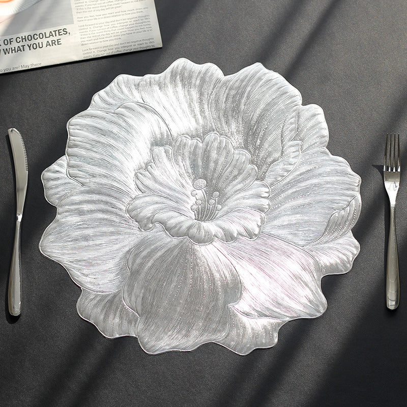 Realistic Flower Placemat – Waterproof & Heat-Resistant Table Mat