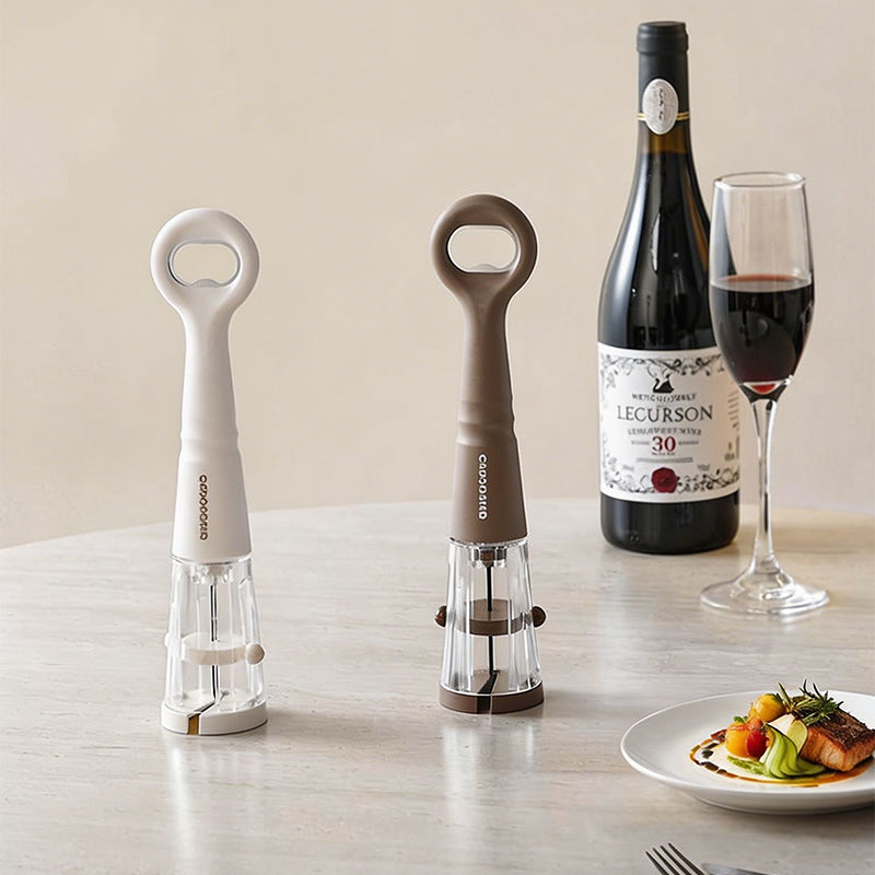 2-in-1 Air Pressure Wine Opener with Foil Cutter