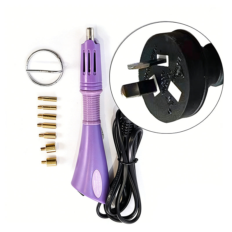 Portable DIY Rhinestone Applicator with Interchangeable Tips
