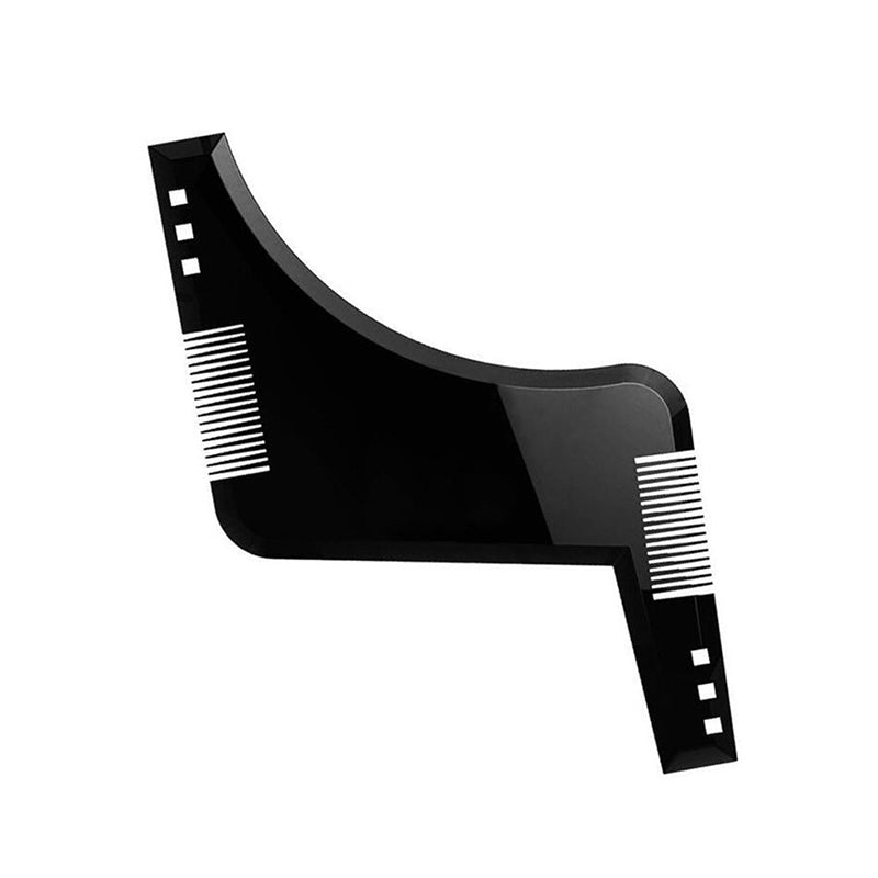 Professional Beard Shaping Template Comb with Dual-Sided Teeth